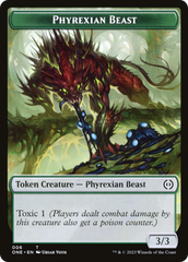 Phyrexian Goblin // Phyrexian Beast Double-Sided Token [Phyrexia: All Will Be One Tokens] | Lots Moore NSW