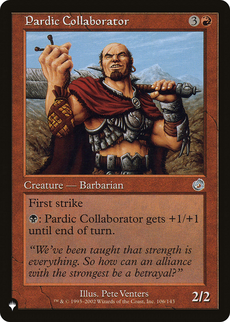 Pardic Collaborator [The List] | Lots Moore NSW