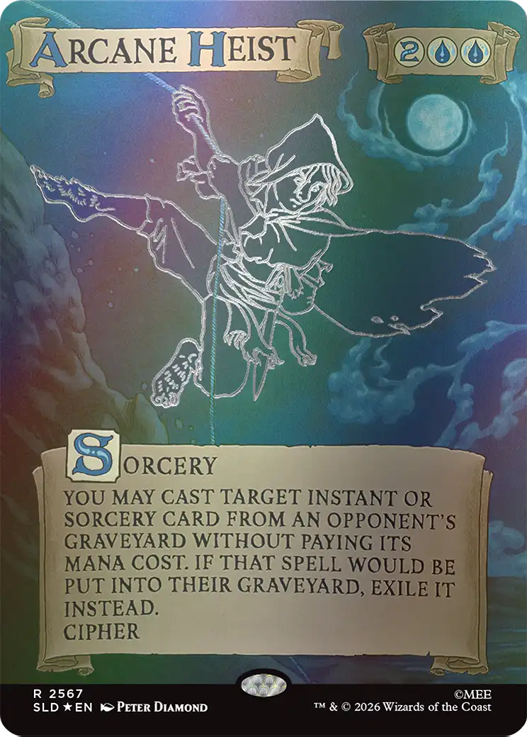 Arcane Heist (Out Of Sight Foil) [Secret Lair Drop Series] | Lots Moore NSW