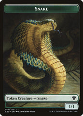 Beast (010) // Snake Double-Sided Token [Commander 2020 Tokens] | Lots Moore NSW