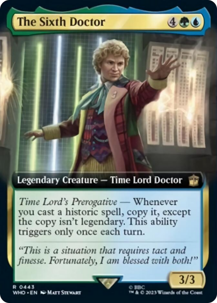 The Sixth Doctor (Extended Art) [Doctor Who] | Lots Moore NSW