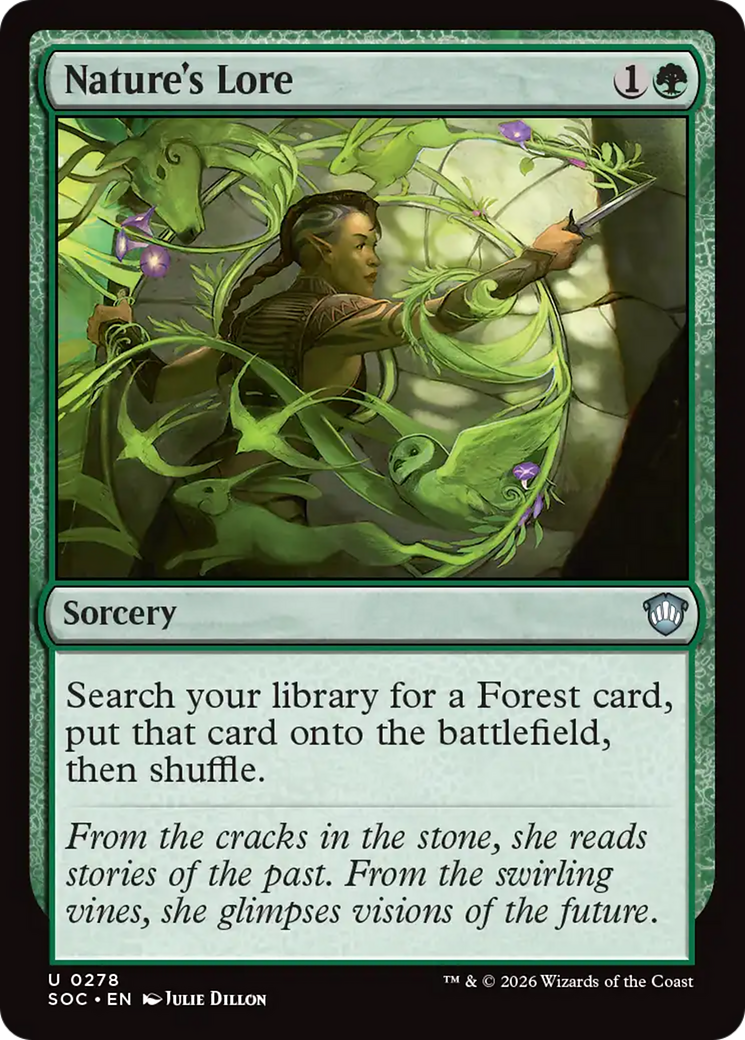 Nature's Lore [Secrets of Strixhaven Commander] Magic: The Gathering | Lots Moore NSW