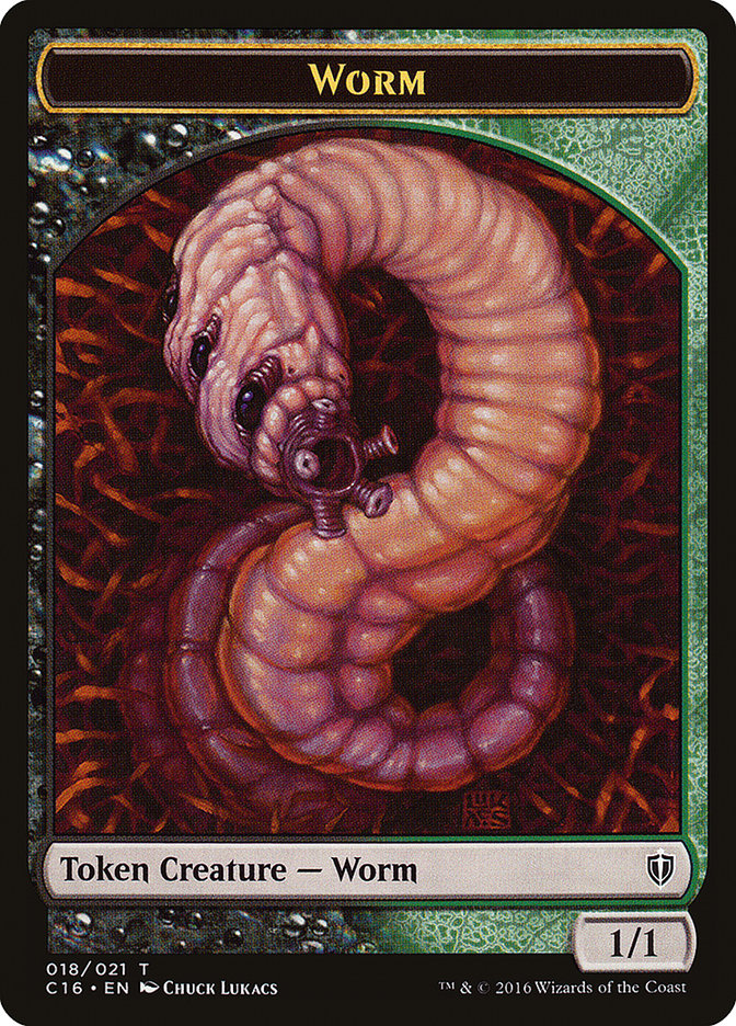 Worm Token [Commander 2016 Tokens] | Lots Moore NSW