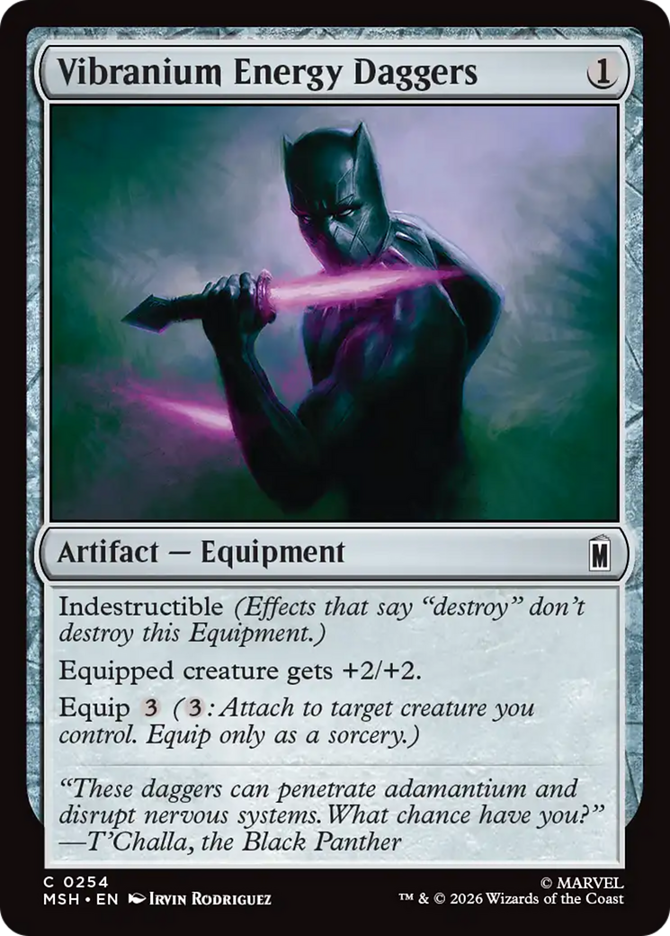 Vibranium Energy Daggers [Marvel Super Heroes] | Lots Moore NSW