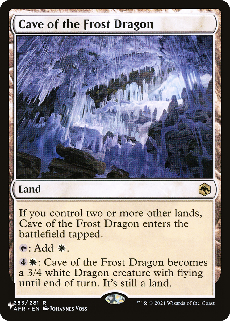 Cave of the Frost Dragon [The List] | Lots Moore NSW