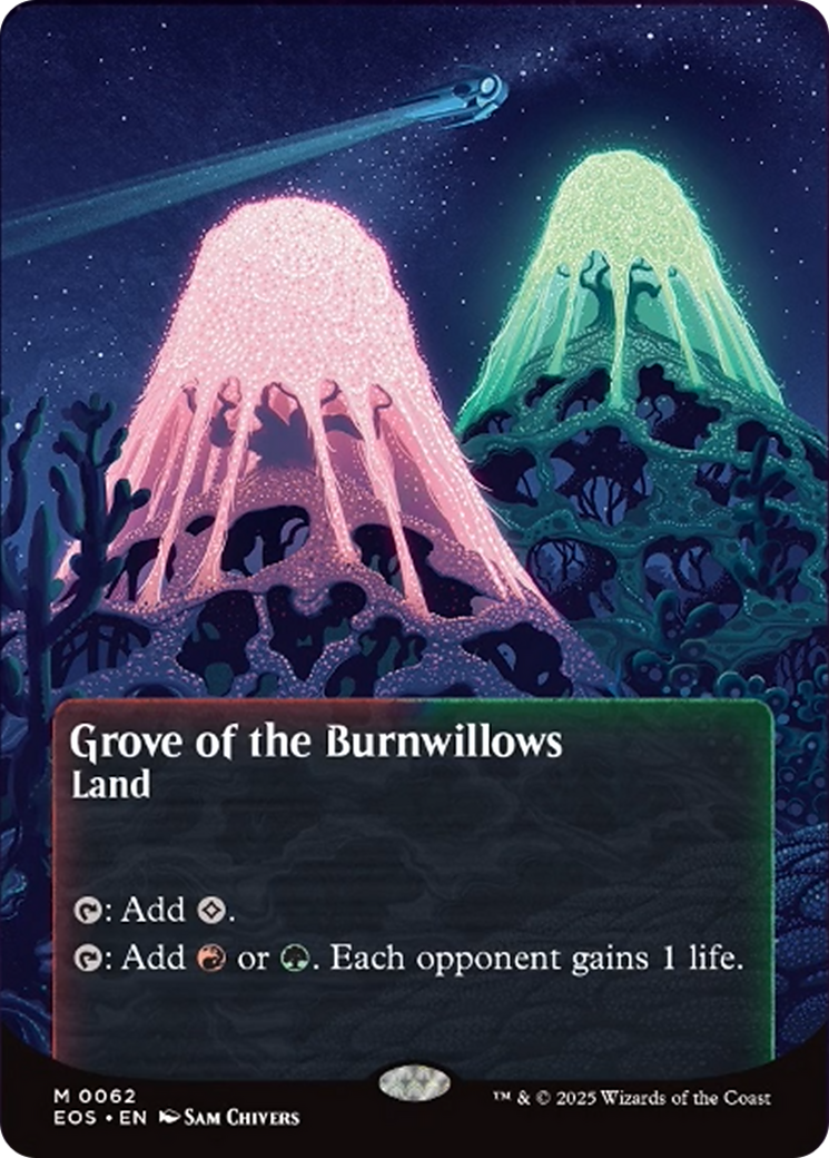 Grove of the Burnwillows (0062) (Borderless) [Edge of Eternities: Stellar Sights] | Lots Moore NSW