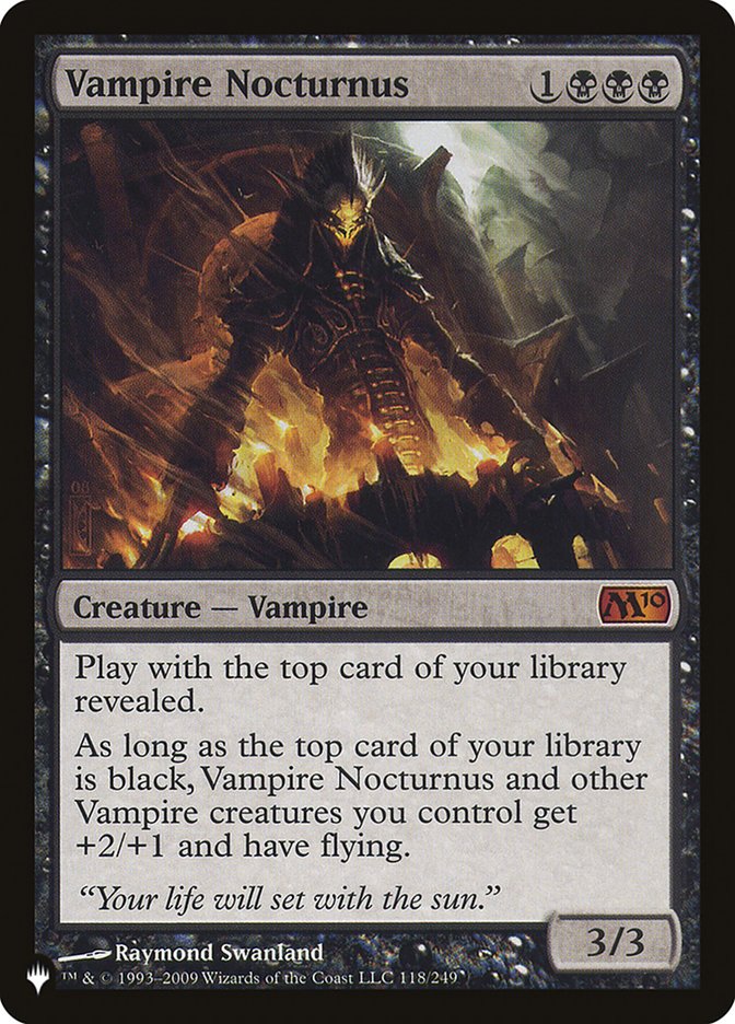 Vampire Nocturnus [The List] | Lots Moore NSW