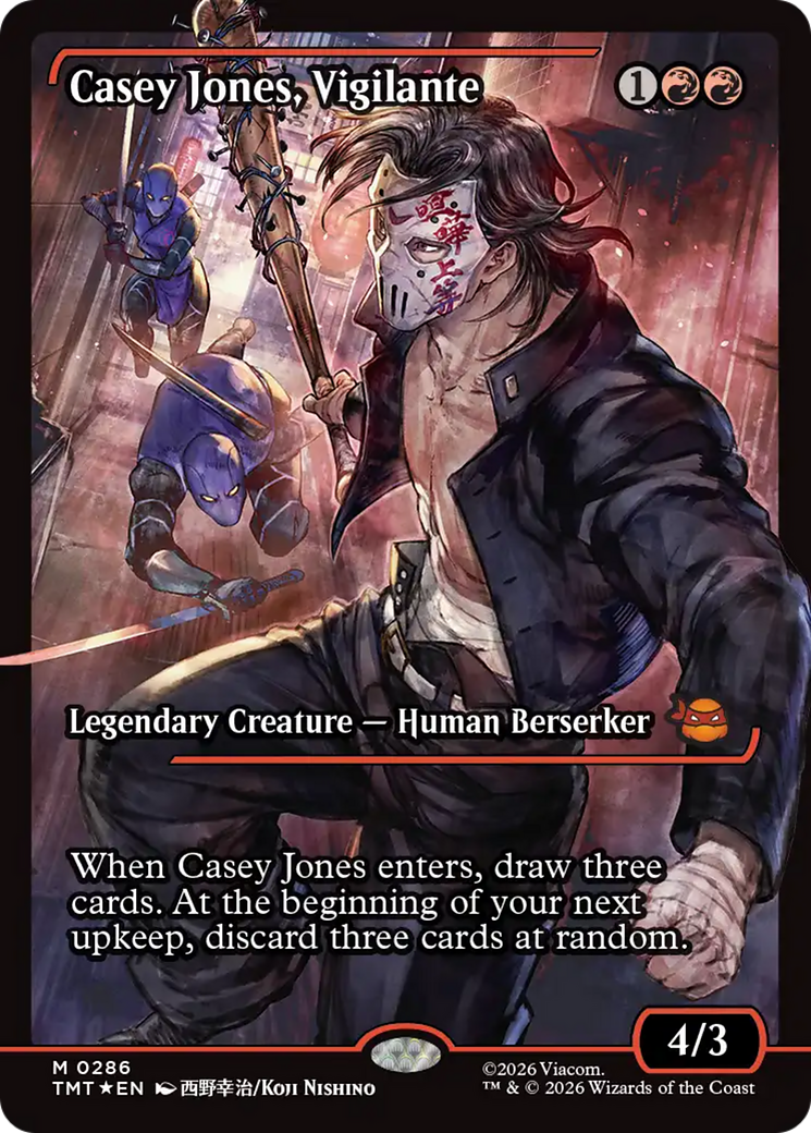 Casey Jones, Vigilante (0286) (Showcase) [Teenage Mutant Ninja Turtles] Magic: The Gathering | Lots Moore NSW