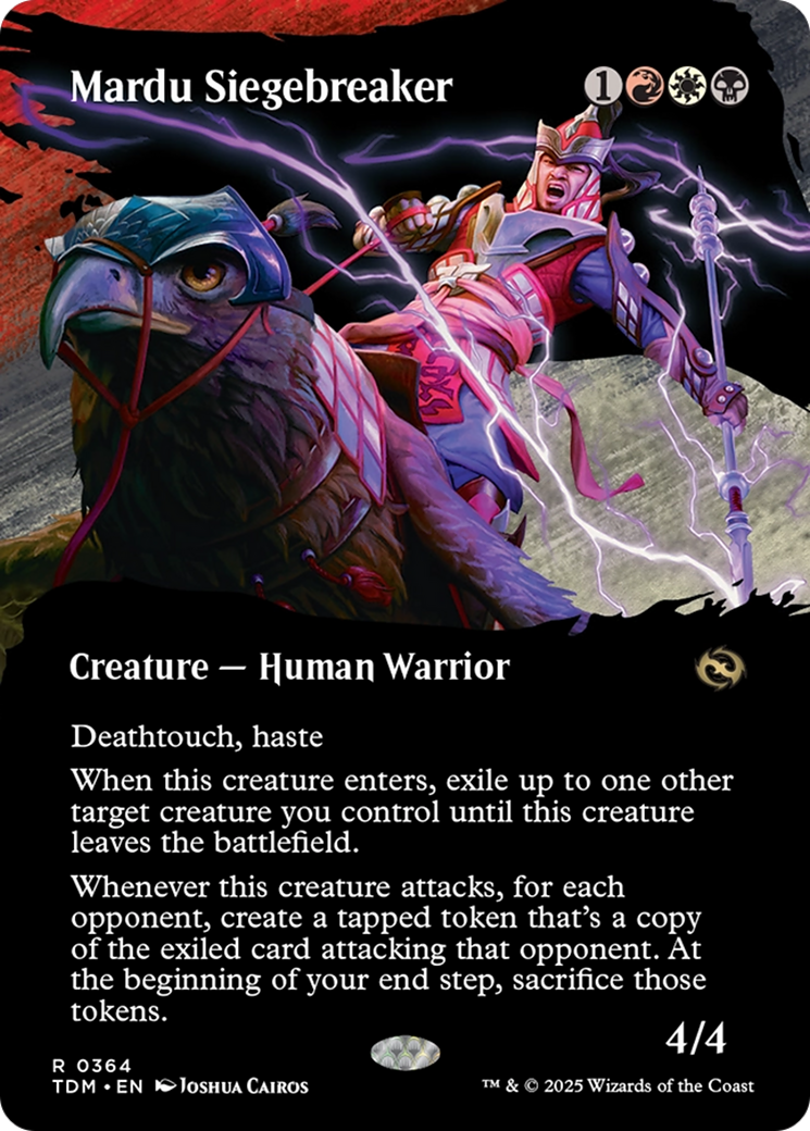 Mardu Siegebreaker (Borderless) [Tarkir: Dragonstorm] | Lots Moore NSW