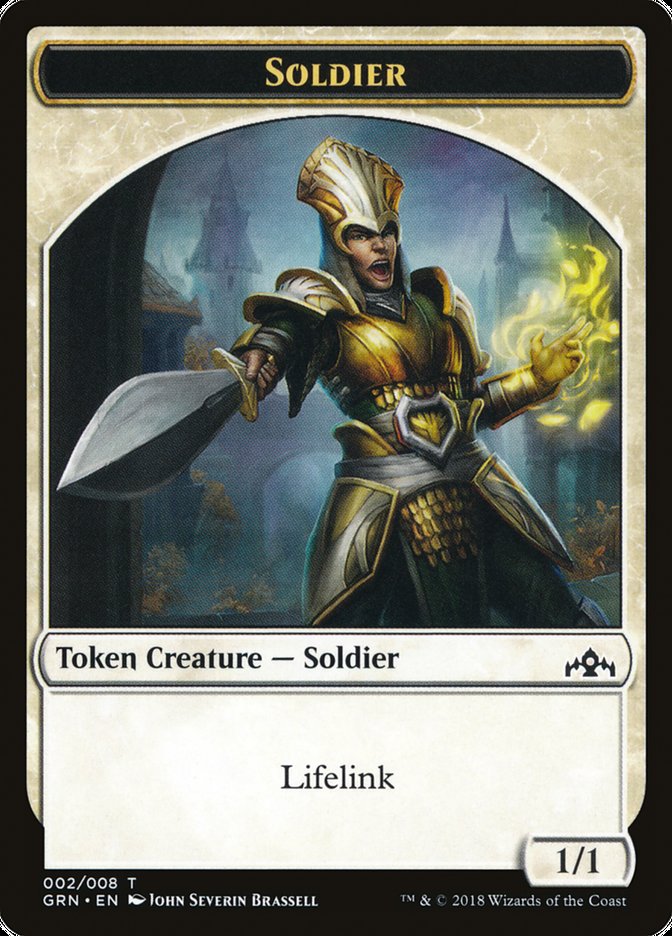 Soldier // Soldier Double-Sided Token [Guilds of Ravnica Guild Kit Tokens] | Lots Moore NSW