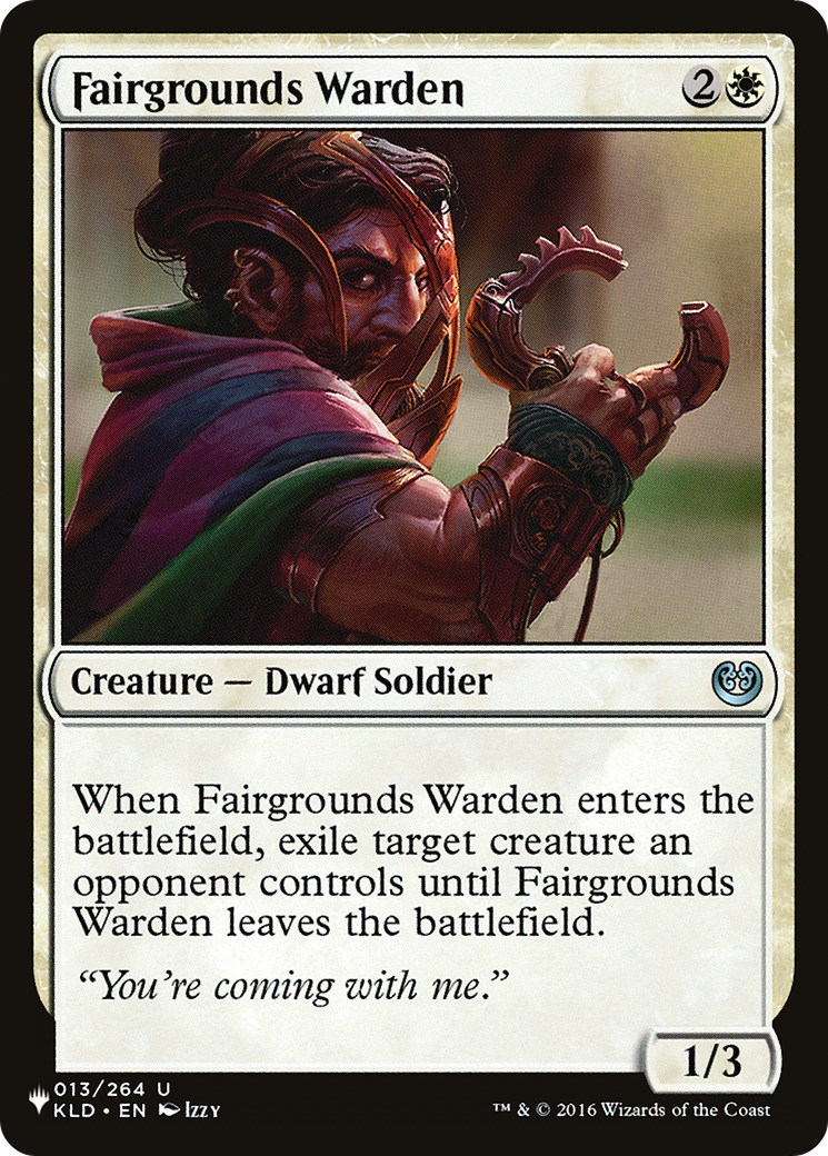 Fairgrounds Warden [The List] | Lots Moore NSW