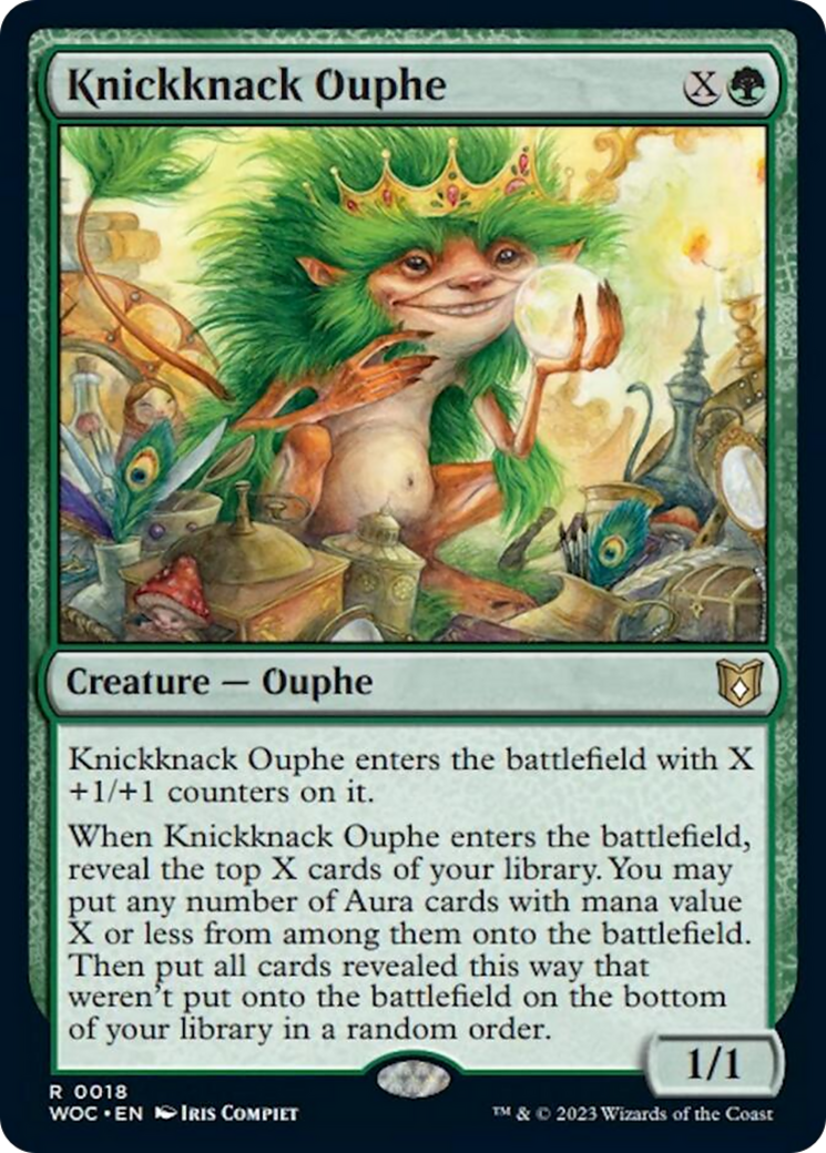 Knickknack Ouphe [Wilds of Eldraine Commander] | Lots Moore NSW