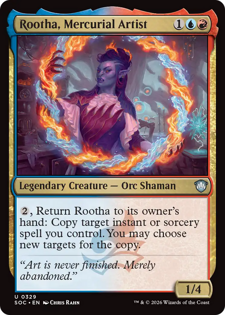 Rootha, Mercurial Artist [Secrets of Strixhaven Commander] | Lots Moore NSW