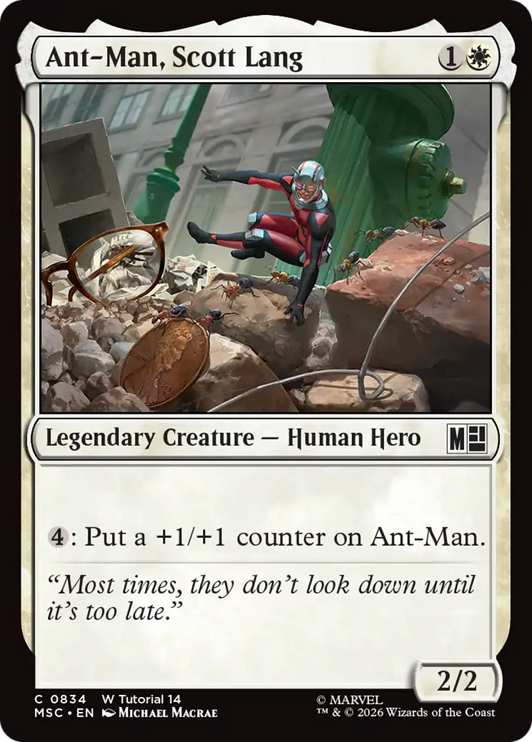 Ant-Man, Scott Lang (0834) [Marvel Super Heroes Commander] | Lots Moore NSW