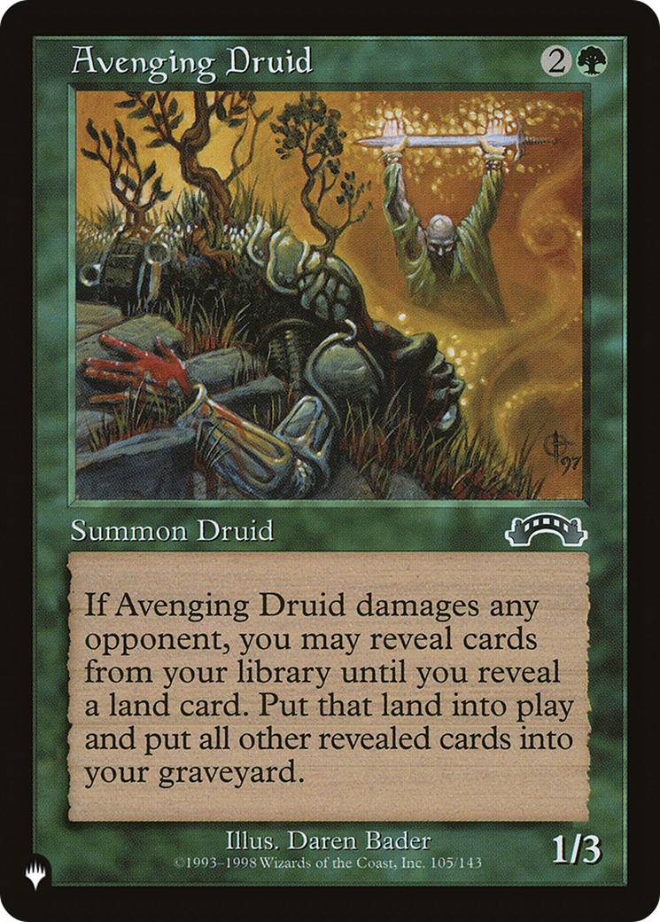 Avenging Druid [The List] | Lots Moore NSW