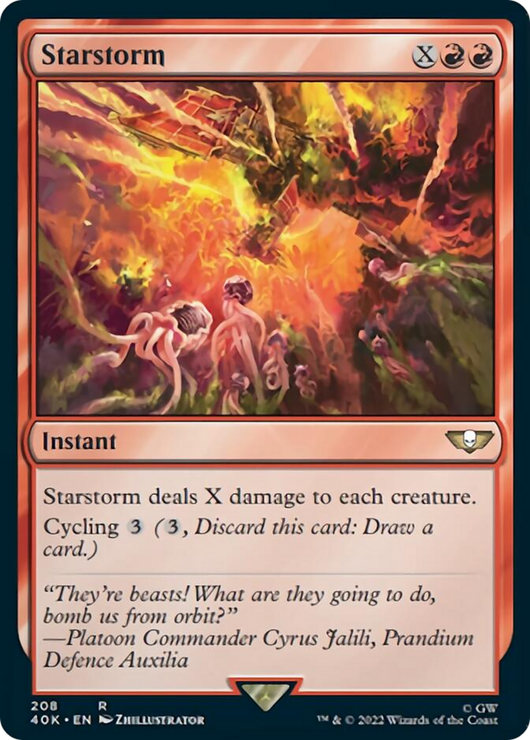Starstorm (Surge Foil) [Warhammer 40,000] | Lots Moore NSW