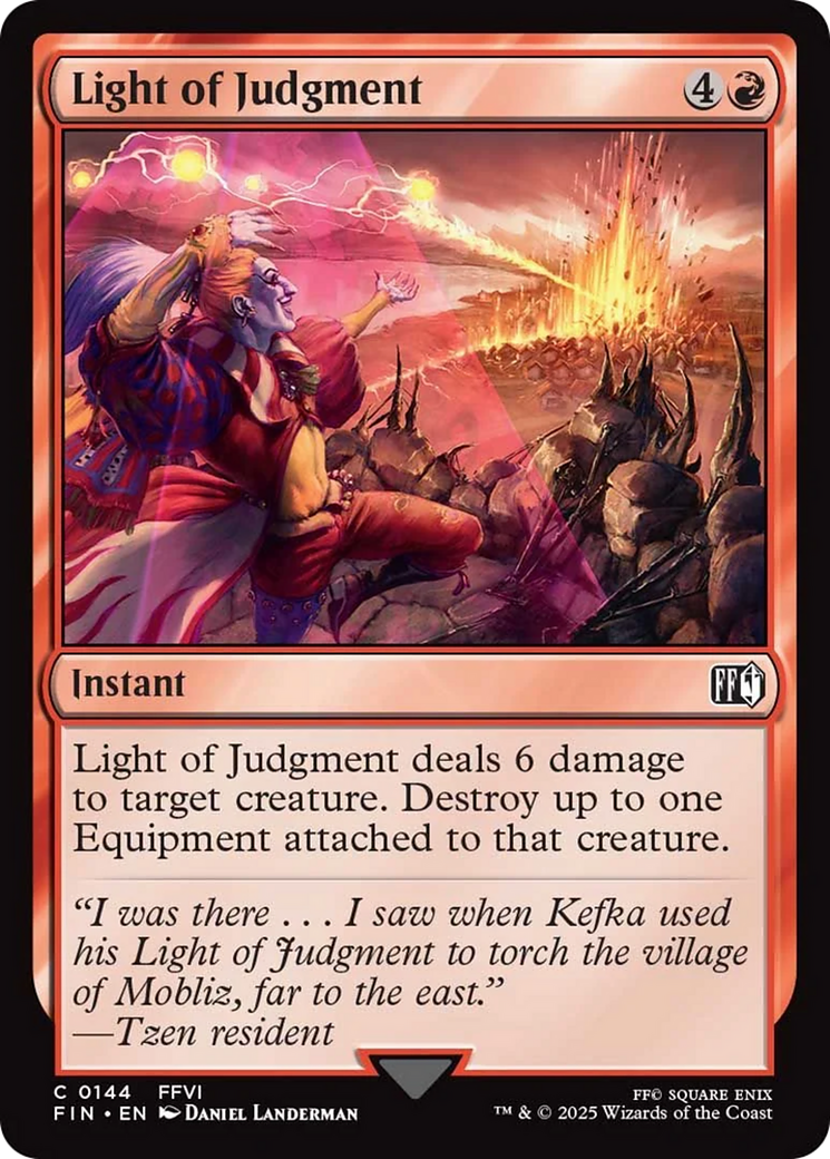 Light of Judgment [FINAL FANTASY] | Lots Moore NSW