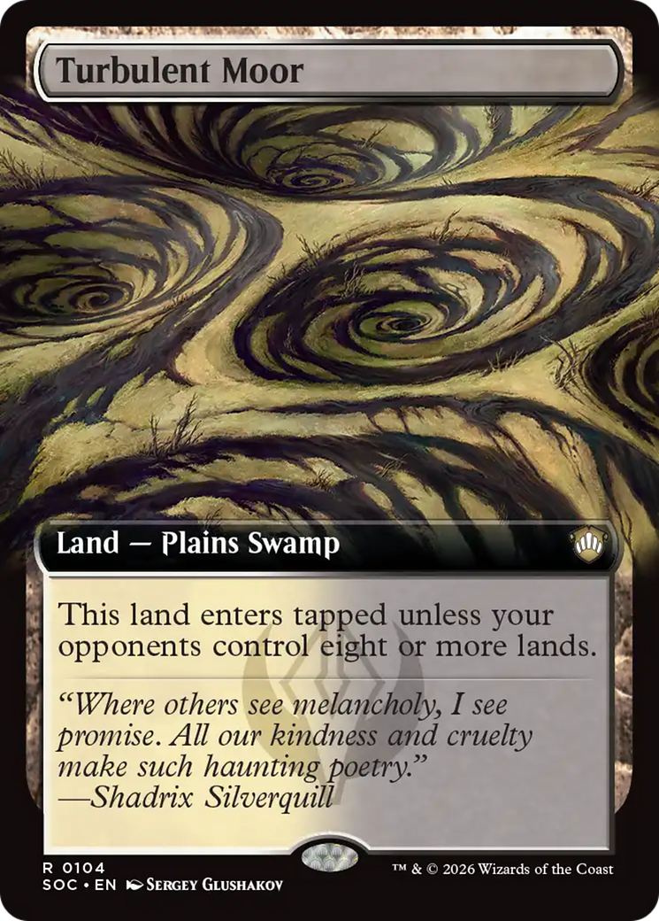 Turbulent Moor (Extended Art) [Secrets of Strixhaven Commander] | Lots Moore NSW