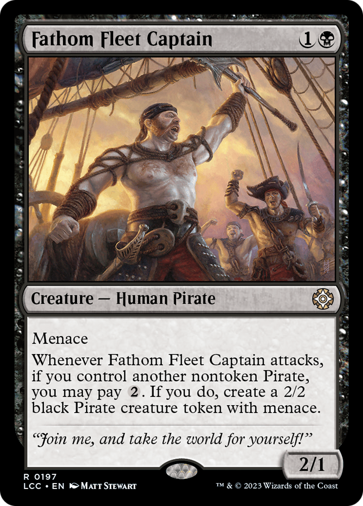 Fathom Fleet Captain [The Lost Caverns of Ixalan Commander] | Lots Moore NSW