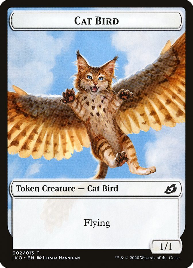 Cat Bird Token [Ikoria: Lair of Behemoths Tokens] | Lots Moore NSW