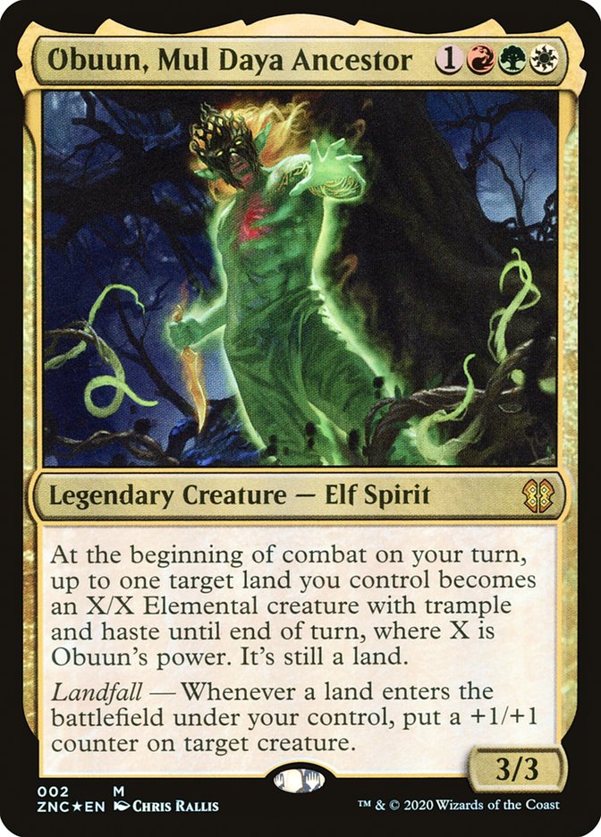 Obuun, Mul Daya Ancestor [Zendikar Rising Commander] | Lots Moore NSW