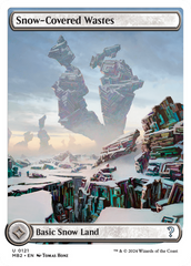 Snow-Covered Wastes (White Border) [Mystery Booster 2] | Lots Moore NSW