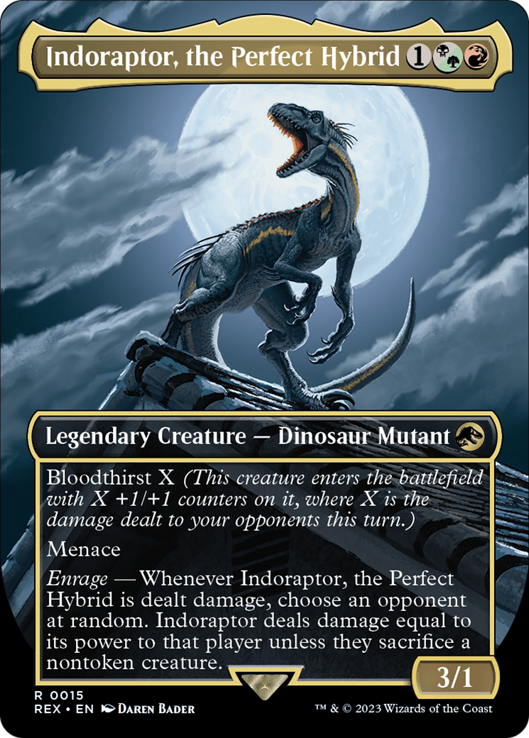 Indoraptor, the Perfect Hybrid (Borderless) [Jurassic World Collection] | Lots Moore NSW