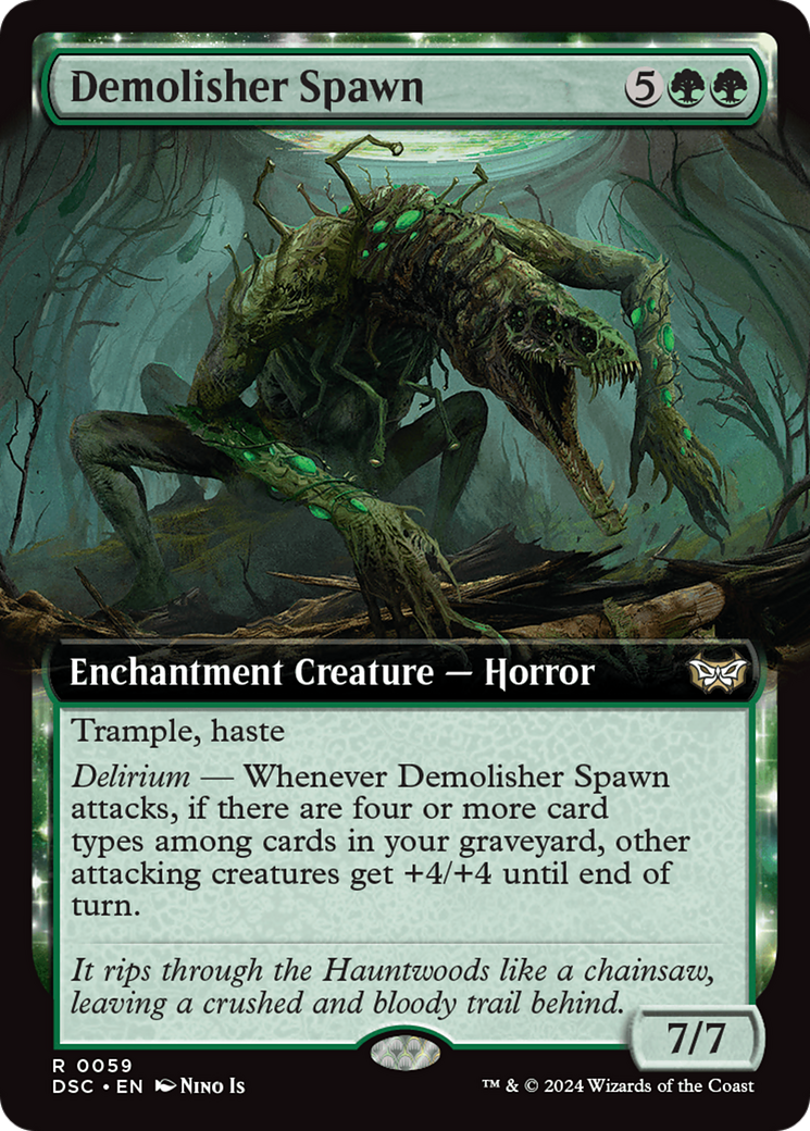 Demolisher Spawn (Extended Art) [Duskmourn: House of Horror Commander] | Lots Moore NSW