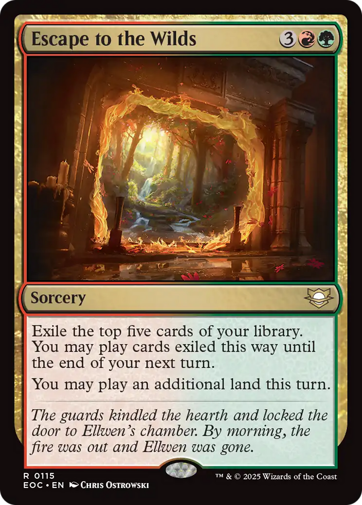 Escape to the Wilds [Edge of Eternities Commander] | Lots Moore NSW