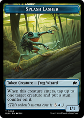 Rat // Splash Lasher Double-Sided Token [Bloomburrow Tokens] | Lots Moore NSW