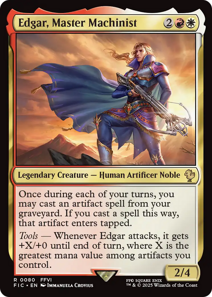 Edgar, Master Machinist [FINAL FANTASY Commander] | Lots Moore NSW