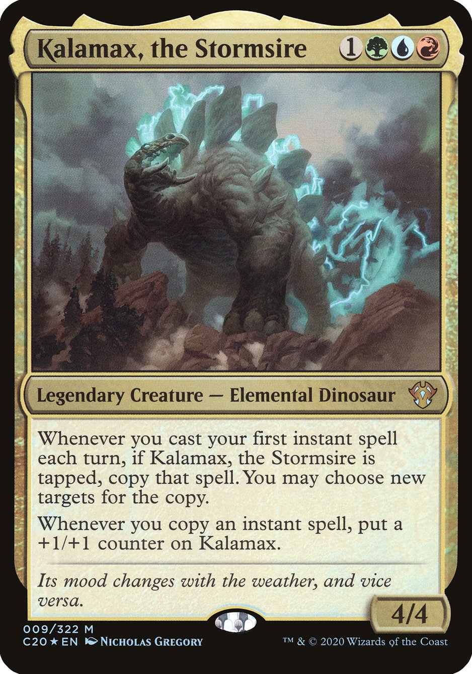 Kalamax, the Stormsire (Oversized) [Commander 2020 Oversized] | Lots Moore NSW