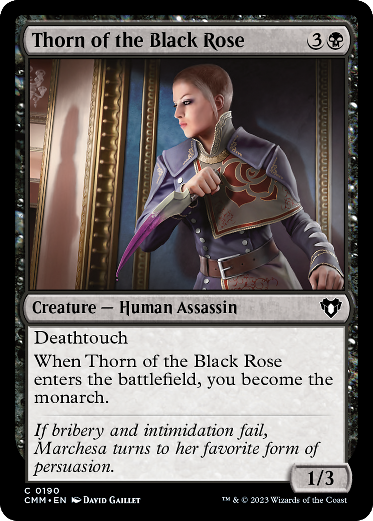 Thorn of the Black Rose [Commander Masters] | Lots Moore NSW