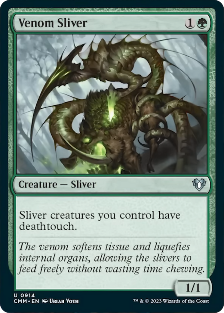 Venom Sliver [Commander Masters] | Lots Moore NSW