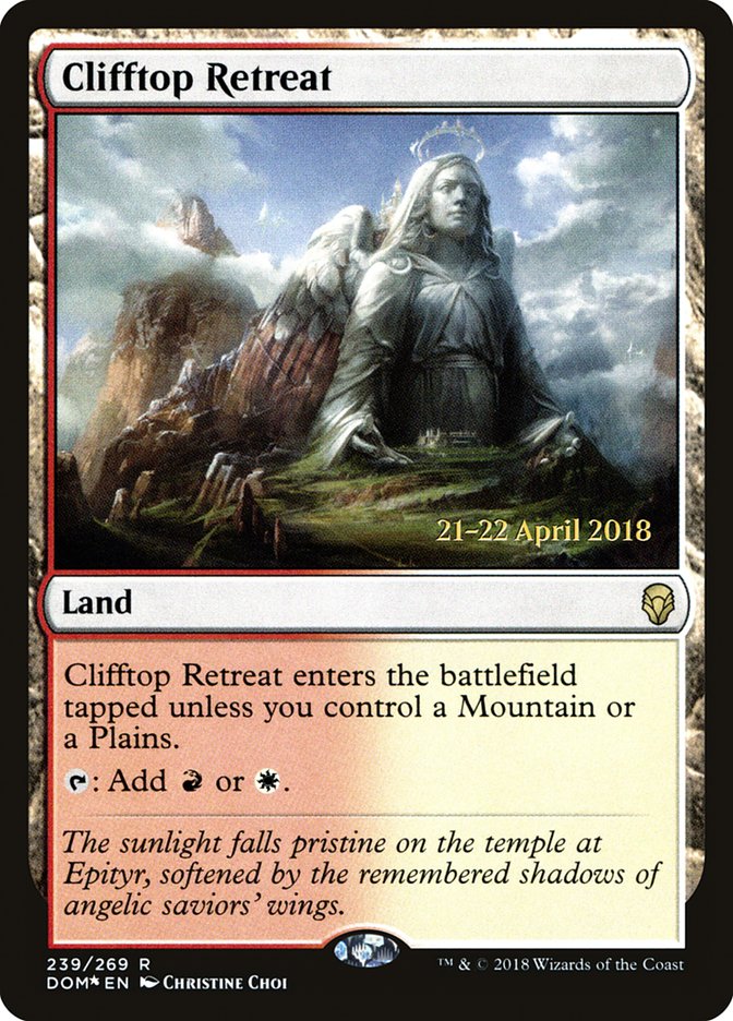 Clifftop Retreat [Dominaria Prerelease Promos] | Lots Moore NSW