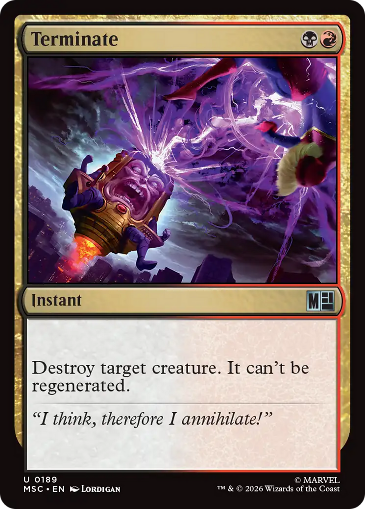 Terminate (Surge Foil) [Marvel Super Heroes Commander] | Lots Moore NSW