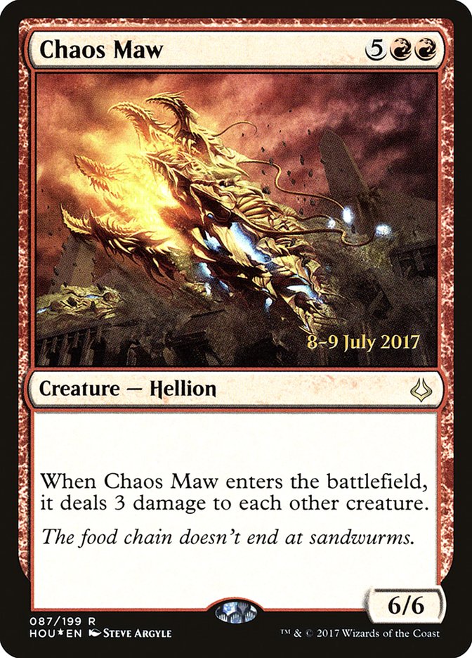 Chaos Maw [Hour of Devastation Prerelease Promos] | Lots Moore NSW