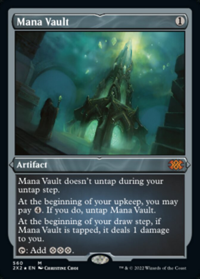 Mana Vault (Foil Etched) [Double Masters 2022] | Lots Moore NSW