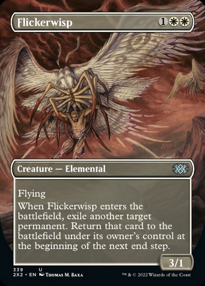Flickerwisp (Borderless Alternate Art) [Double Masters 2022] | Lots Moore NSW