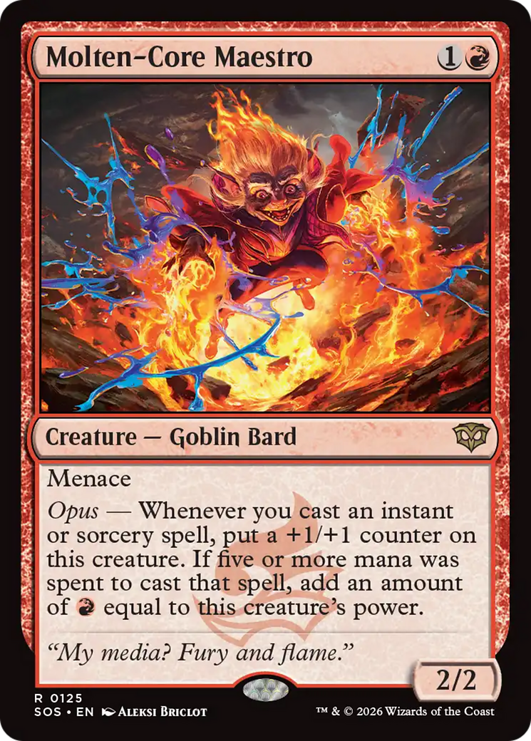 Molten-Core Maestro [Secrets of Strixhaven] | Lots Moore NSW