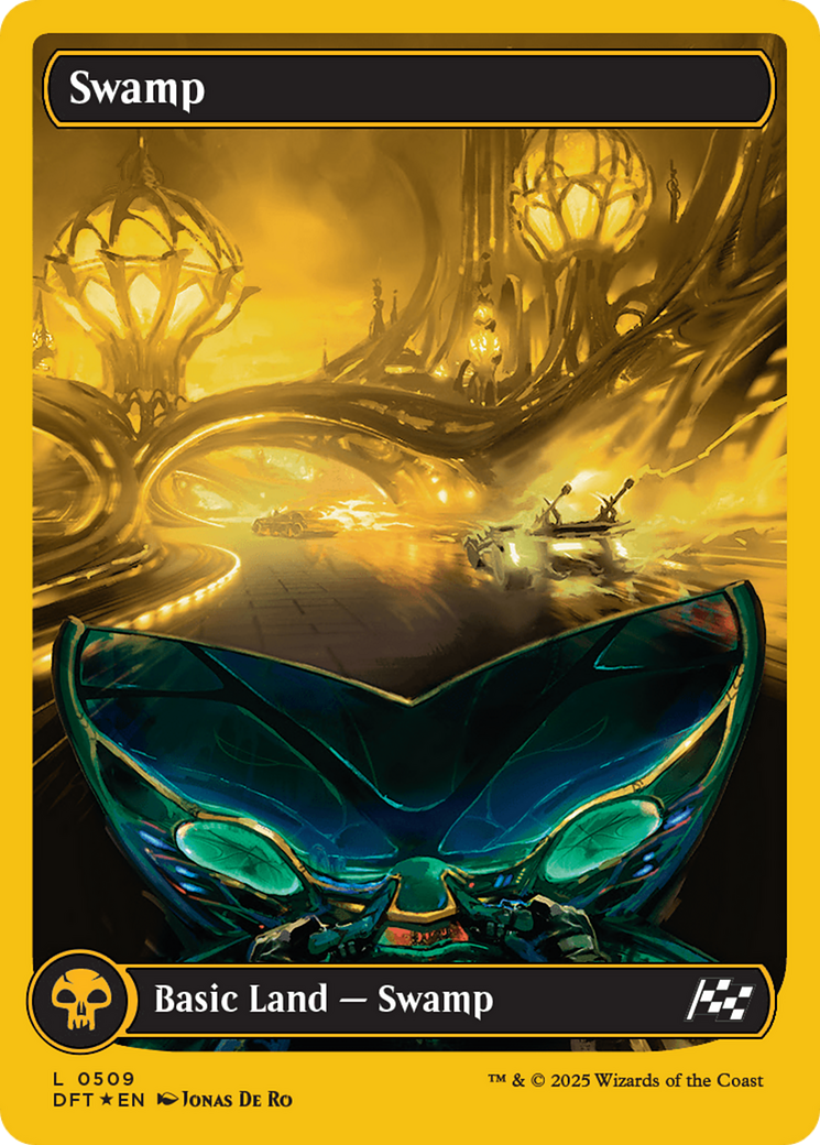 Swamp (0509) (First-Place Foil) [Aetherdrift] | Lots Moore NSW