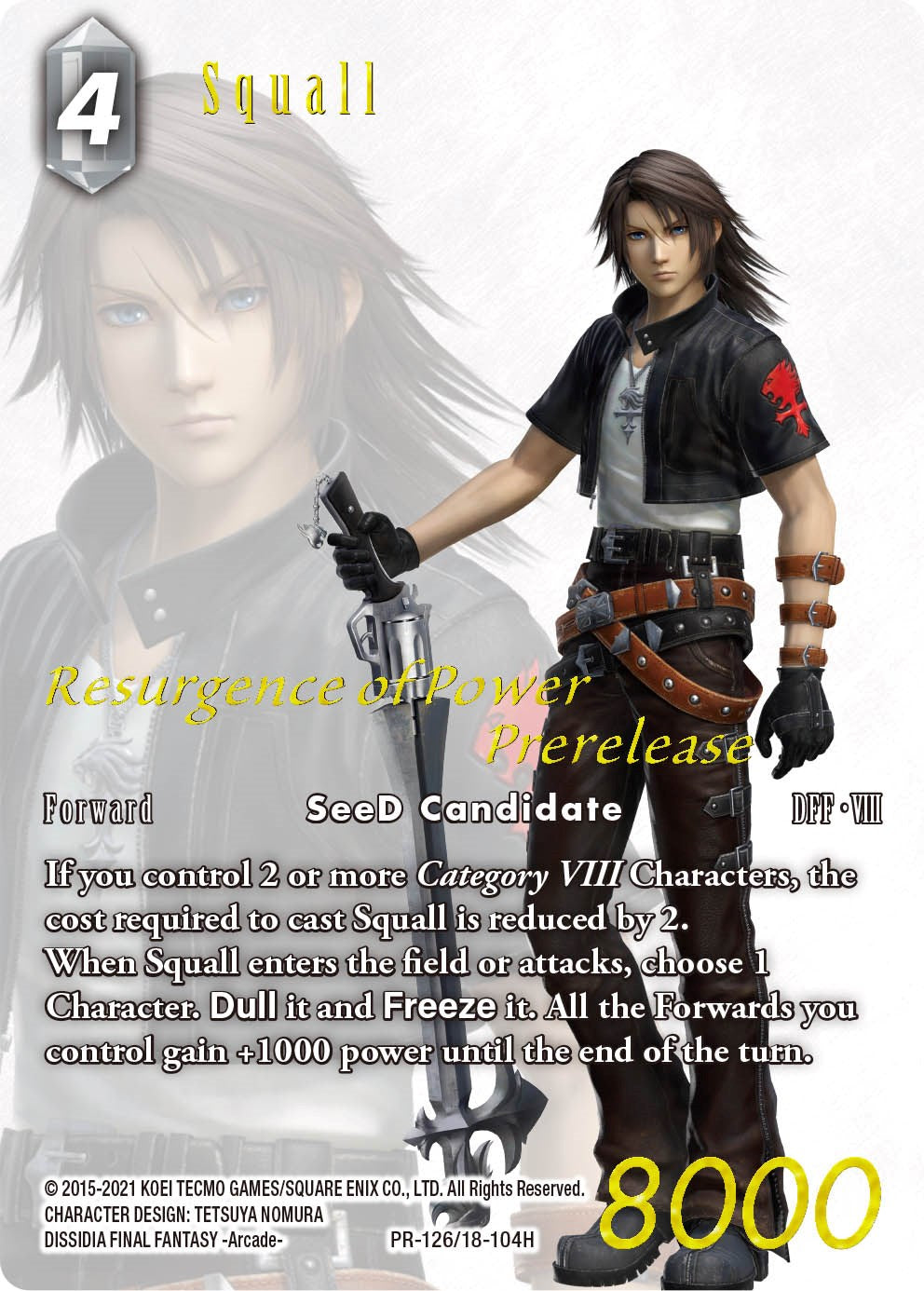Squall (Prerelease Promo) [Resurgence of Power] | Lots Moore NSW