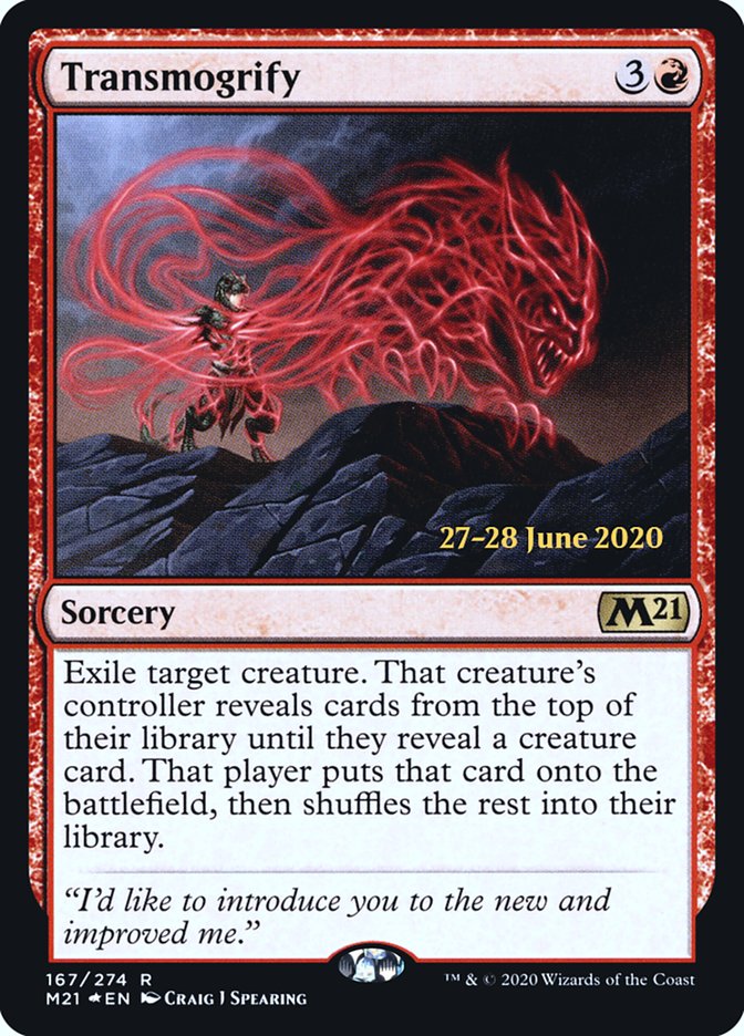 Transmogrify [Core Set 2021 Prerelease Promos] | Lots Moore NSW