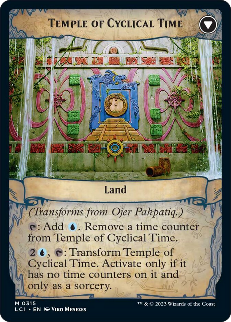 Ojer Pakpatiq, Deepest Epoch // Temple of Cyclical Time (Showcase) [The Lost Caverns of Ixalan] | Lots Moore NSW