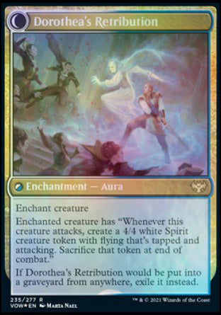 Dorothea, Vengeful Victim // Dorothea's Retribution [Innistrad: Crimson Vow Prerelease Promos] | Lots Moore NSW