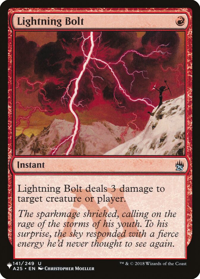 Lightning Bolt (141/249) [The List] | Lots Moore NSW