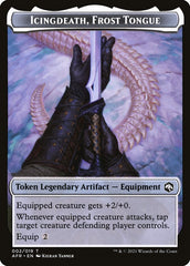 Devil // Icingdeath, Frost Tongue Double-Sided Token [Dungeons & Dragons: Adventures in the Forgotten Realms Tokens] | Lots Moore NSW