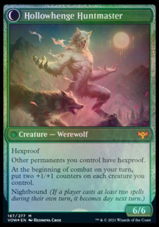 Avabruck Caretaker // Hollowhenge Huntmaster [Innistrad: Crimson Vow Prerelease Promos] | Lots Moore NSW