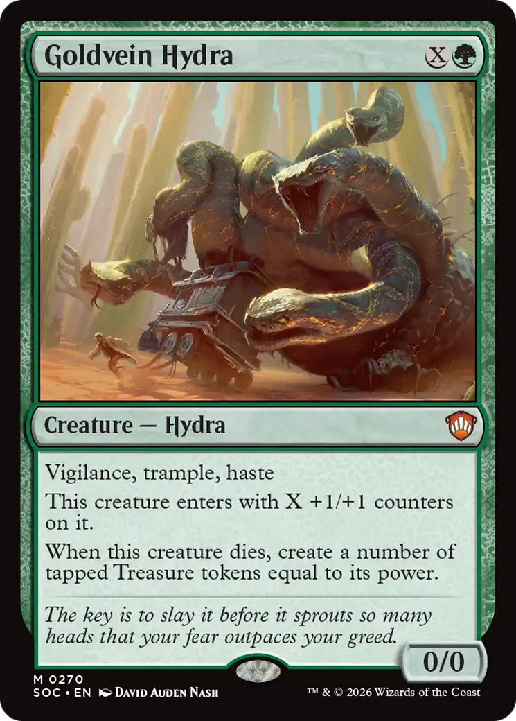 Goldvein Hydra [Secrets of Strixhaven Commander] | Lots Moore NSW