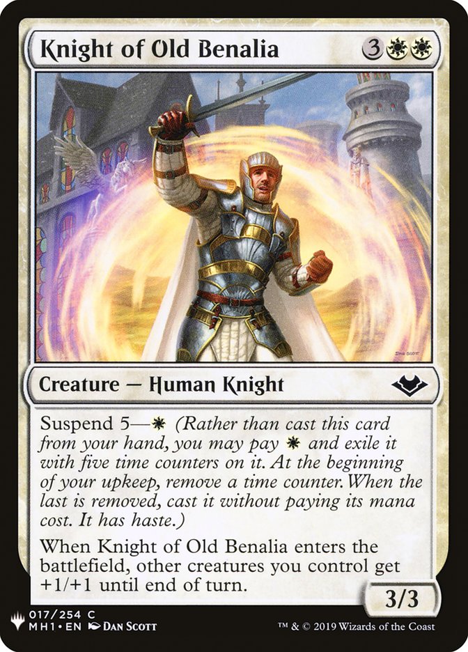Knight of Old Benalia [Mystery Booster] | Lots Moore NSW